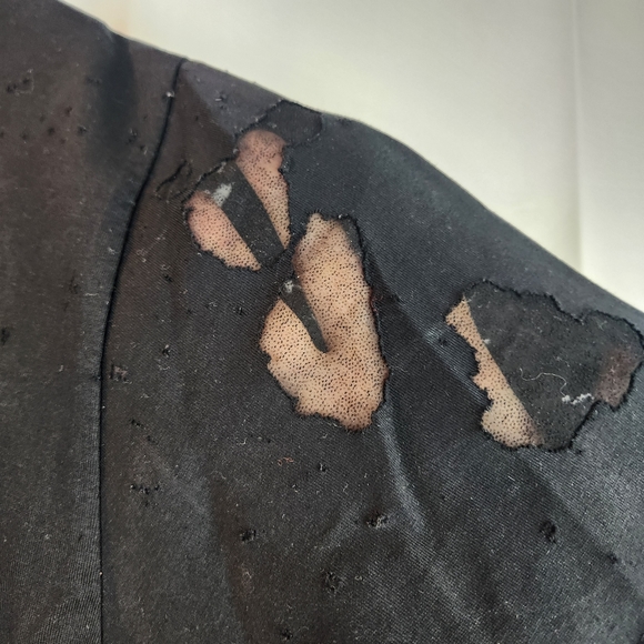 Givenchy black logo Distressed tshirt size L in EUC - Picture 4 of 11